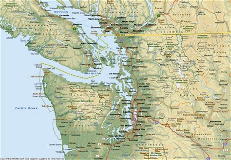 Map Of The Pacific Northwest World Map