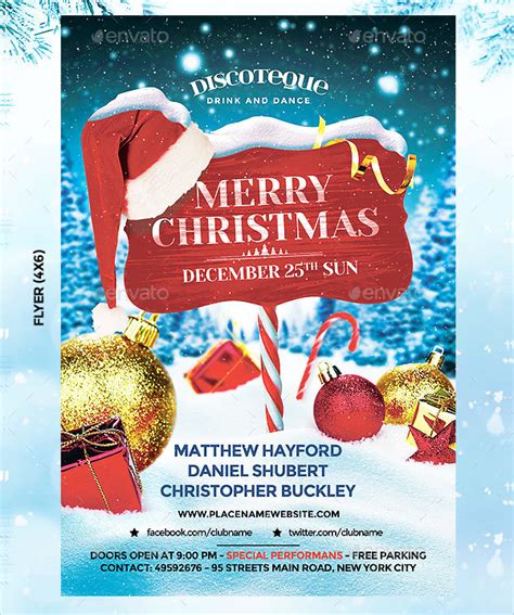 Christmas Flyer Templates 31 Free And Premium Download