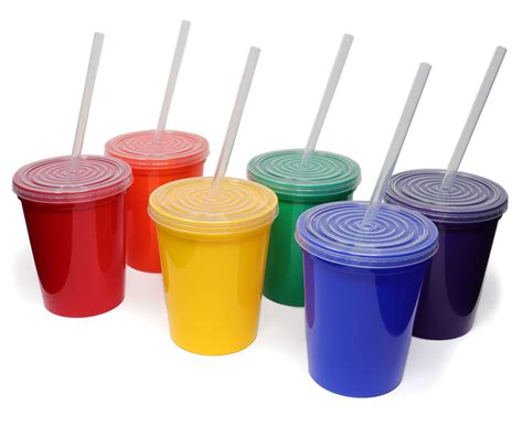 New Product Stadium Cup Lids And Straws Rolling Sands