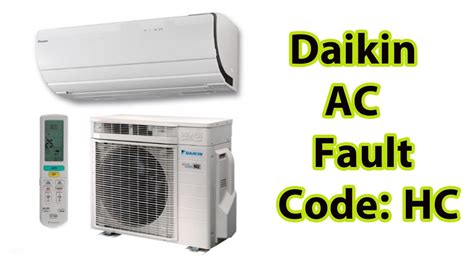 How To Solve Daikin AC Error Code HC YouTube