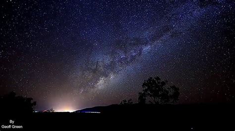 Australian Outback At Night