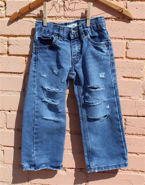 Infant Jeans 2t Toddler Distressed Jeans Boys Ripped Jeans Etsy