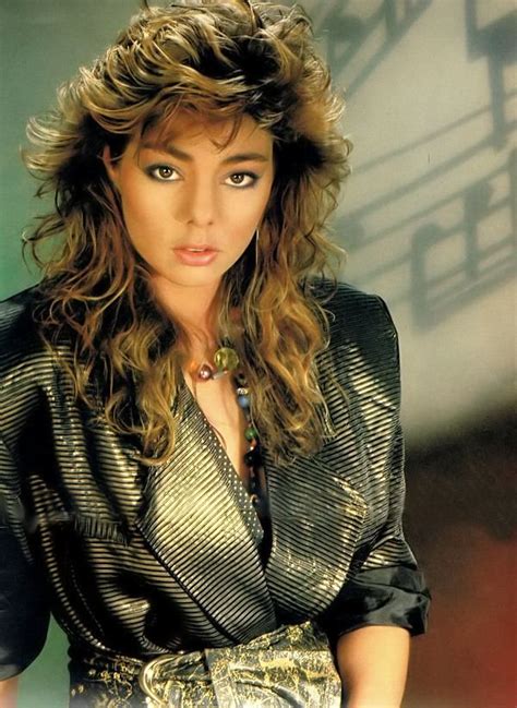 German Singer And Style Icon Sandra Looking Fabulous In The 1980s R