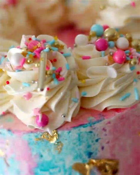 Watercolour Buttercream Cake 🍰💗 Buttercream Cake Party Cakes Party