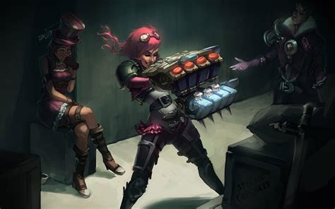 Hd Vi Jayce And Caitlyn In League Of Legends Wallpaper Download Free