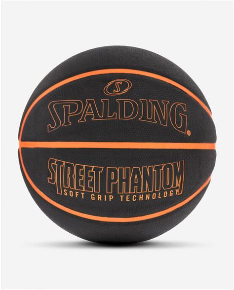 Spalding Street Phantom Black And Neon Orange Outdoor Basketball 295