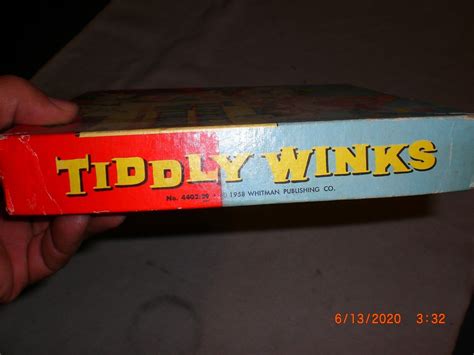 Vintage Tiddly Winks Game 1958 Whitman Publishing Company Ebay