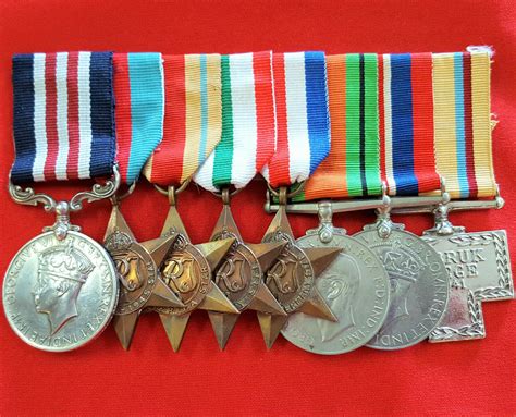Wwii British Military Medal African Star Italian Star