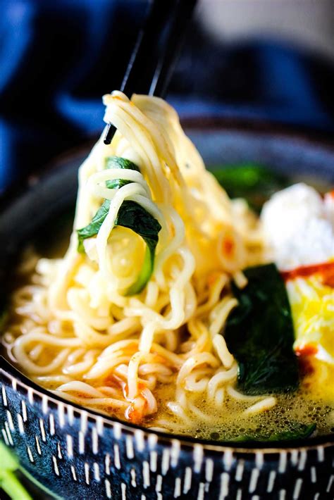 Add water and bullion (i use an european seasoning called vegeta, instead of bullion. Spinach-Ramen Noodle Soup with Poached Egg | Recipe ...