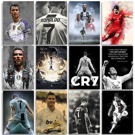Cristiano Ronaldo Wall Art Paintings Printed On Canvas Canvaspaintart
