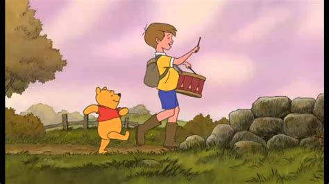 Pooh Marching With Christopher Robin Piglet Big Movie Winnie The