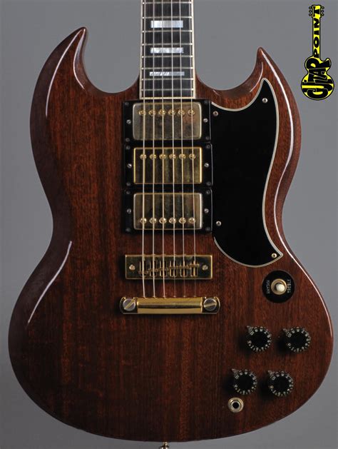 1974 Gibson Sg Custom Walnut Vi74gisgcstwn129365