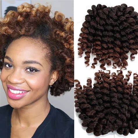 DIFEI JAMAICAN BOUNCE Wand Curl Crochet Hair Synthetic Hair Crochet