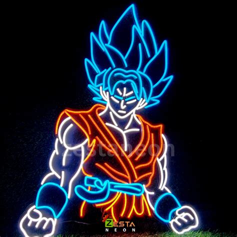 Buy Goku Neon Sign Board Online In India Dragon Ball Z Neon