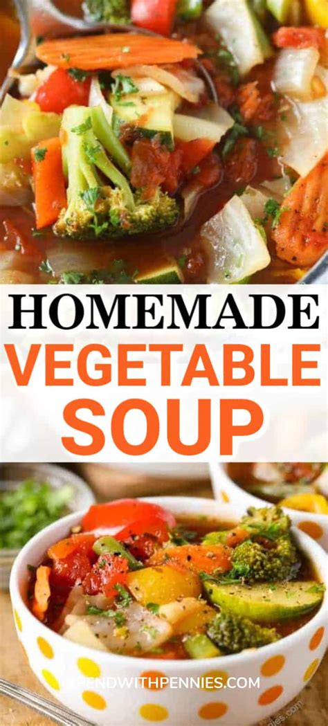Weight Loss Vegetable Soup With Amazing Flavor Spend With Pennies