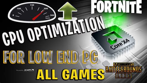 How To Optimize Low End Cpugpu For Gaming And Increase Fps In Fortnite