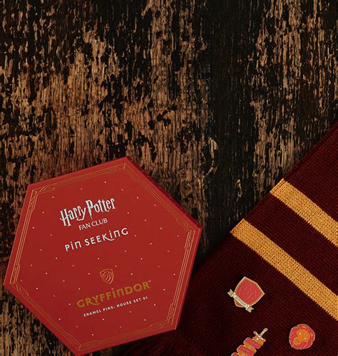 Second Edition Gryffindor Enamel Pins Set Harry Potter Shop