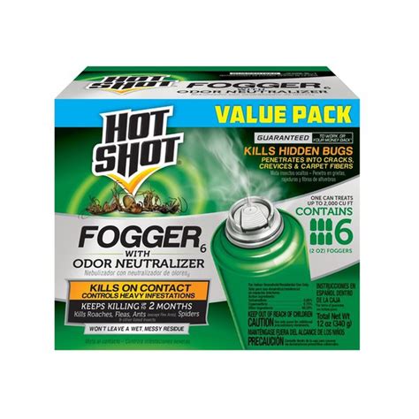 Hot Shot Insect Fogger 6 With Odor Neutralizer Aerosol 2