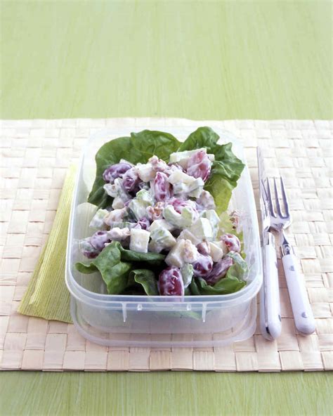 Waldorf Salad With Yogurt Dressing Recipe Martha Stewart