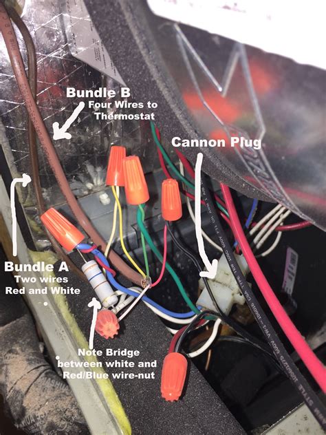 Attach the wires to the terminals on the furnace using the color code and diagram provided with the thermostat and/or the furnace or air handler. hvac - Smart Thermostat - No C-Wire - No Controller Board - Home Improvement Stack Exchange