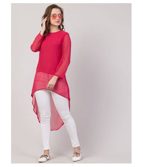 Arbiter Collection Georgette Tunics Pink Buy Arbiter Collection