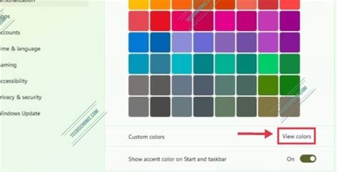 How To Change The Windows 11 Start Menu And Taskbar Color Techschumz