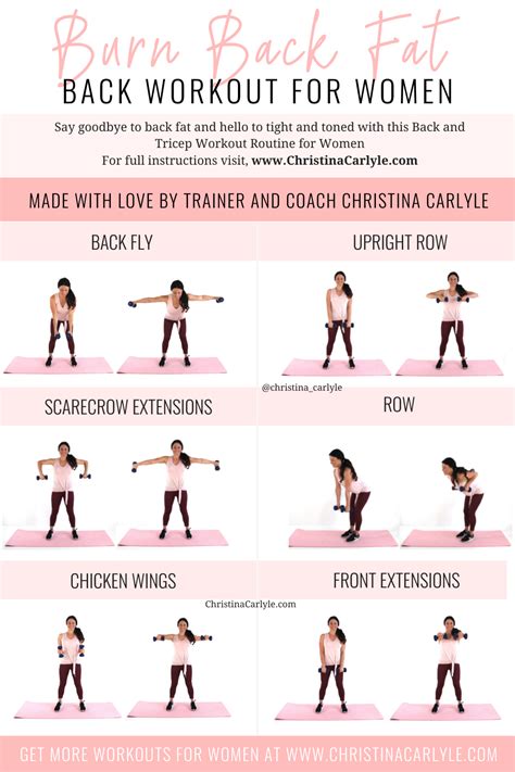 Banish Your Back Fat With This Quick Back Workout For Women Artofit