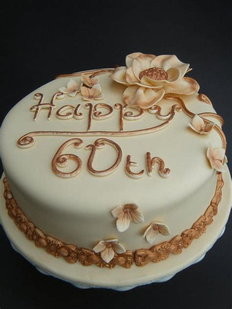 60th Birthday Cakes Elegant 60th Birthday Alysia