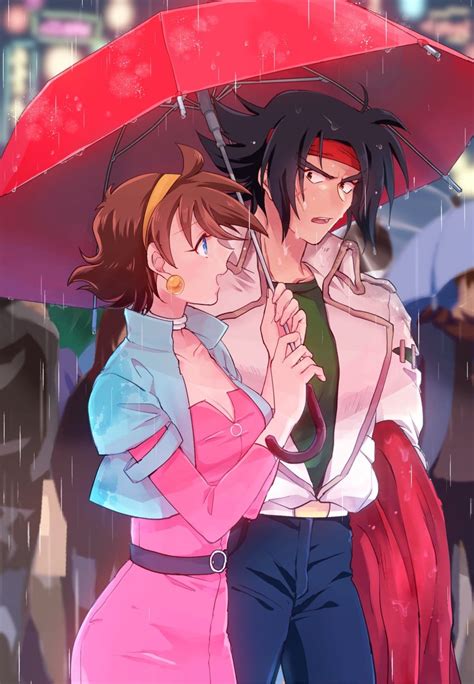 Rain Mikamura And Domon Kasshu Gundam And 1 More Drawn By Reikarintow