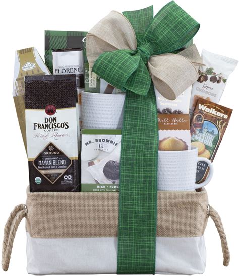 Coffee Snacks And Tea T Basket By Wine Country T Baskets For