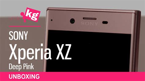 Sony Xperia Xz Deep Pink Unboxing 4k Youtube