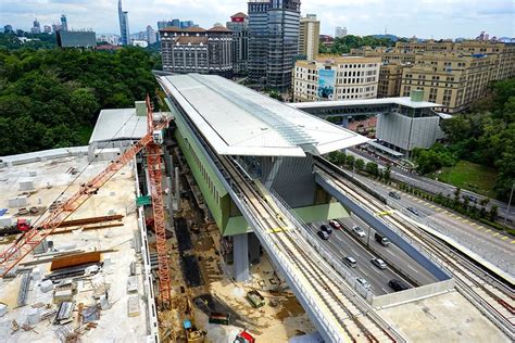 The phileo damansara mrt station is an elevated mrt station serving the phileo damansara commercial centre and the northern sections of petaling jaya, namely sections 16, 17, 17a and 19 of pj, selangor. Pictures of Phileo Damansara MRT Station during ...