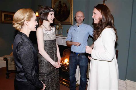 Michelle Dockery Recalls Shooting Downton Abbey With Kate Middleton