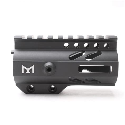 Ar15 Mlok 4 Inch Super Slim Free Float Handguard No Rails