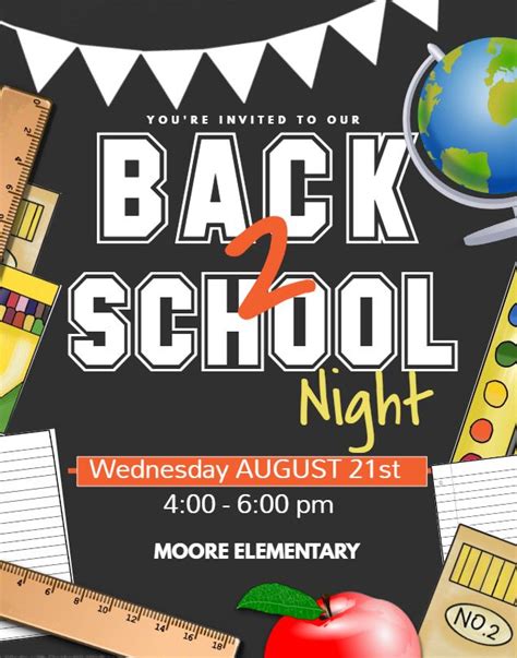 Back To School Night Moore Elementary School