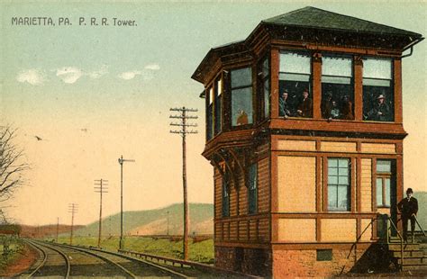 The National Railroad Postcard Museum Marietta Pennsylvania Tower