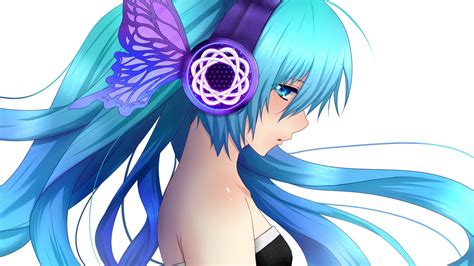 Vocaloid Hatsune Miku Headphones Hd Wallpaper Rare Gallery