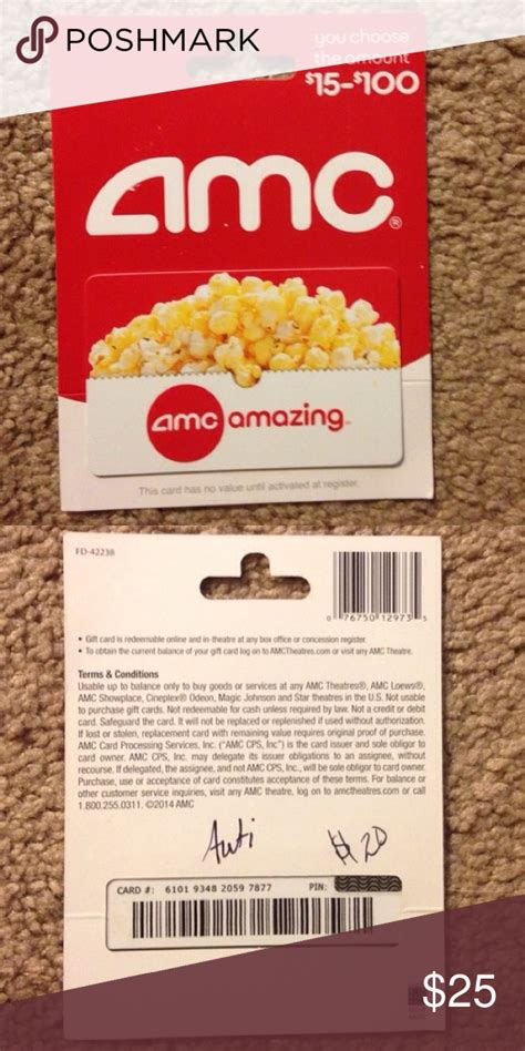 Amc movie theaters are back open with social distancing guidelines and restrictions & classic movies! BRAND NEW $20 amc movie theater gift card Brand new gift ...