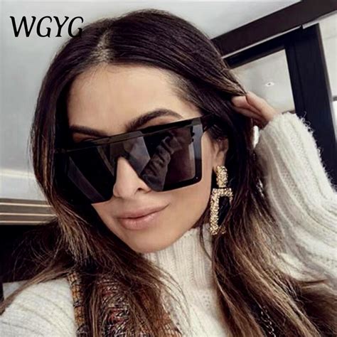 fashion oversized square sunglasses new retro luxury brand designer sunglasses women s driving