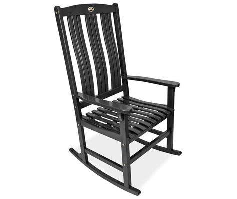 Create an inviting atmosphere with new living room chairs. Black Eucalyptus Wood Rocking Chair - Big Lots | Outdoor ...