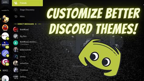 How To Customize Better Discord Theme Discord Custom Background 2021