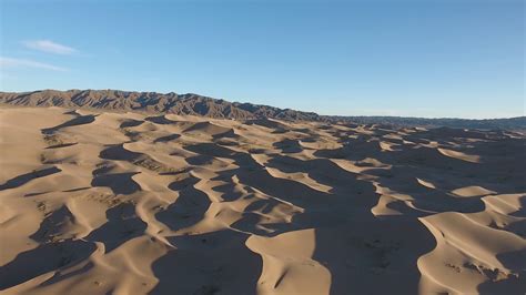 Aerial Drone Panorama Of Sand Dunes In Gobi Stock Footage Sbv 328082144