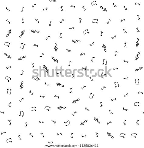Hand Drawn Music Notes Vector Endless Stock Vector Royalty Free