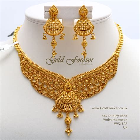 22 Carat Indian Gold Necklace Set 515 Grams Codens1026 Gold Forever