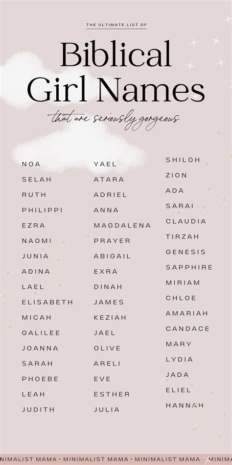 35 Meaningful Christian Names For Girls 2023 Biblical Girl Names