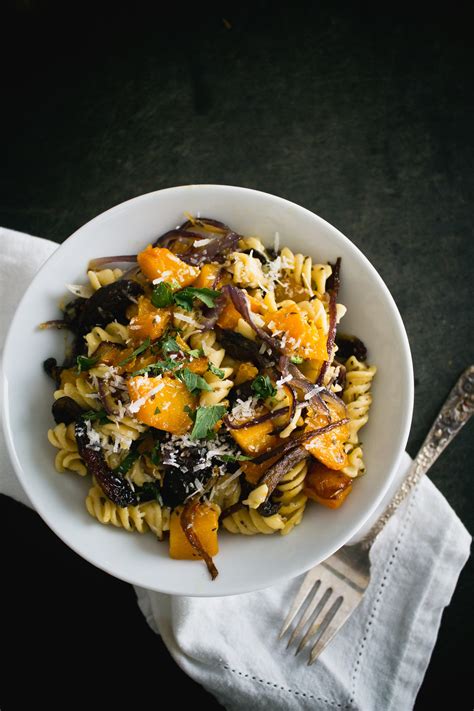 Recipe Easy Roasted Mushroom And Butternut Squash Pasta Salad Happy