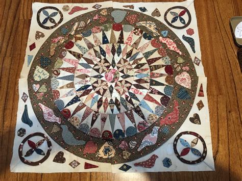 Centre For Carolyn Konig Marriage Quilt Circle Quilts Antique Quilts