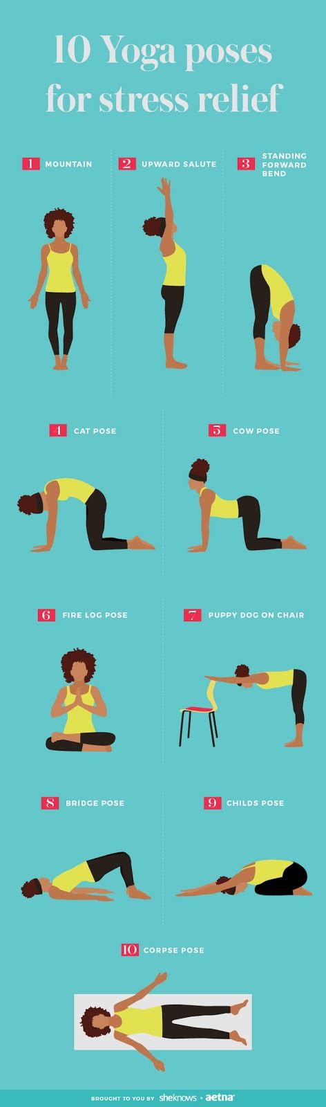10 Yoga Poses For Stress Relief