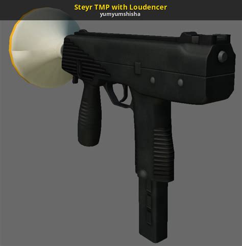 Steyr Tmp With Loudencer Counter Strike Source Works In Progress