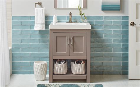 Whether designing a new bathroom or updating the style of an existing one, accents like plants, rugs, stylish storage and towels can refresh your bathroom no matter your budget. 8 Small Bathroom Design Ideas - The Home Depot